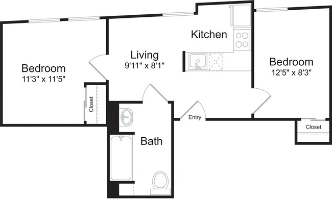 B01 Two Bedroom - Bachenheimer