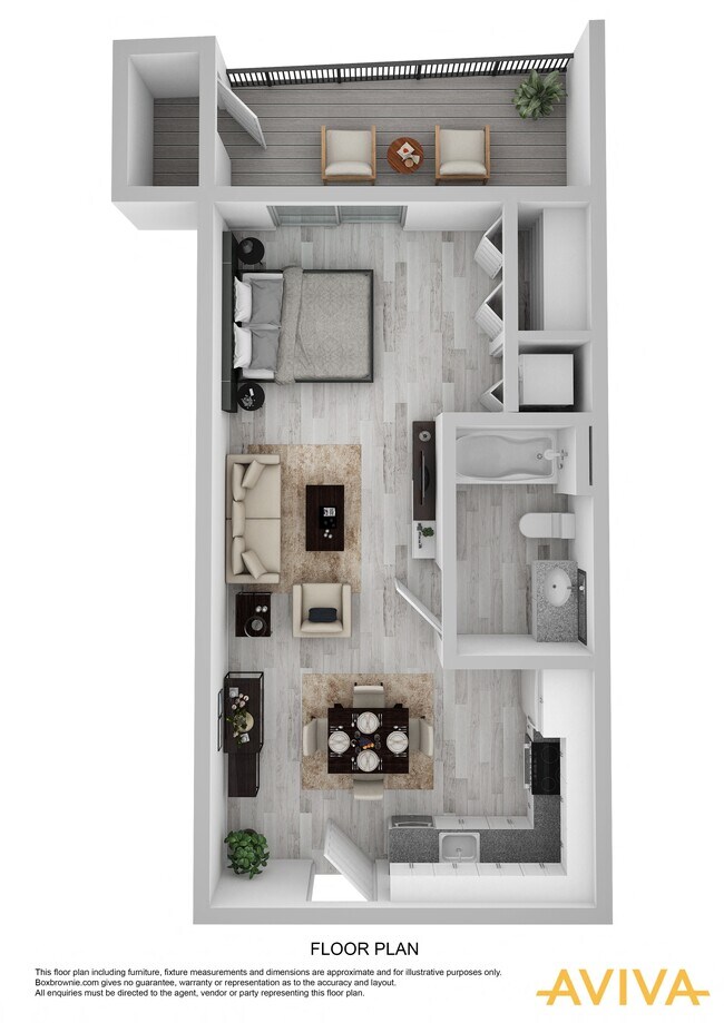 Floorplan - AVIVA Apartments