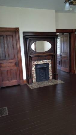 Beautiful antique fireplace in Living Room. - 105 Maple Ave