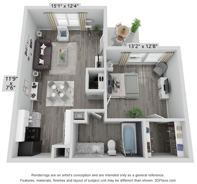 Floorplan - Morgan Place Apartment Homes