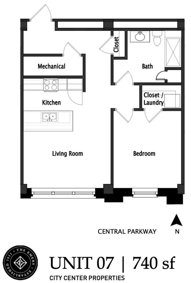 Floorplan - The Emery