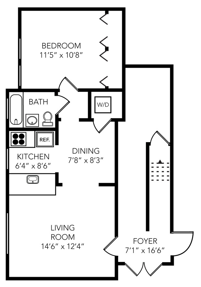 Floorplan - Piccadilly Flats