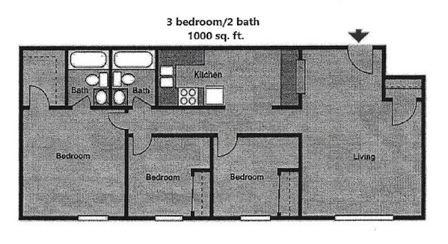 Floorplan - Berkley Square Apartments