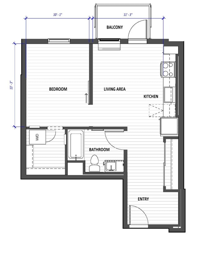 Floorplan - Hyas Point Apartments