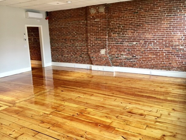 exposed brick - 25 N Pleasant St