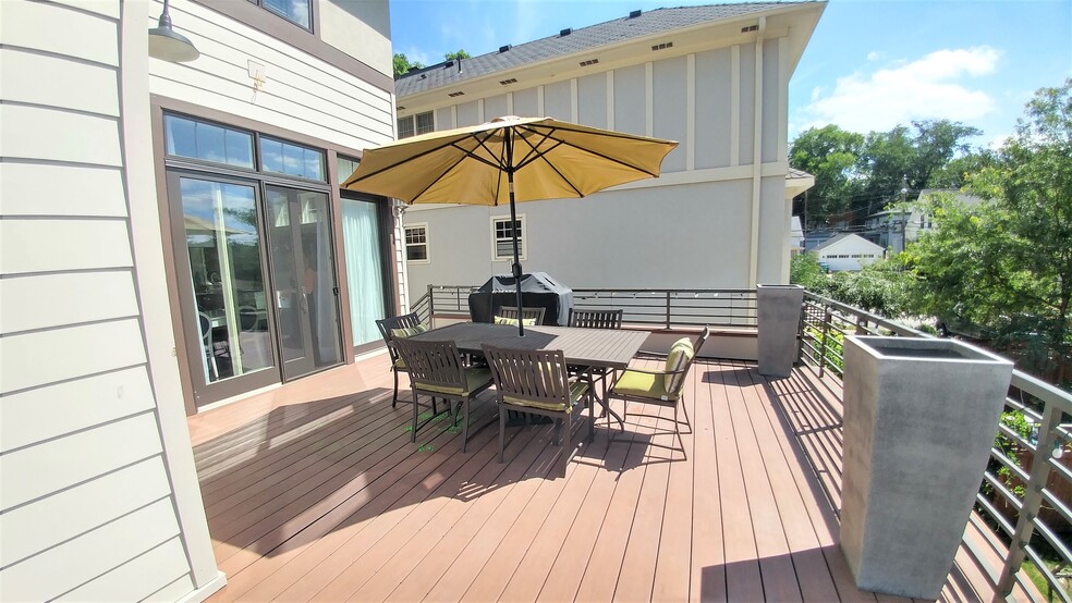 Deck with Sliding Door off Dining Room - 3840 Upton Ave S