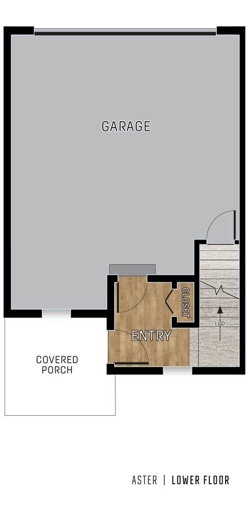 Aster Floorplan - First Floor - Alpengrove