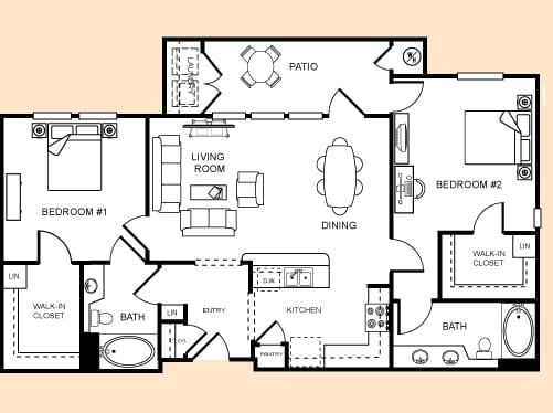 2BR/2BA - Laurel Vista Apartment Homes