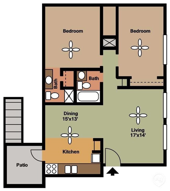 Floorplan - La Aloma Apartments