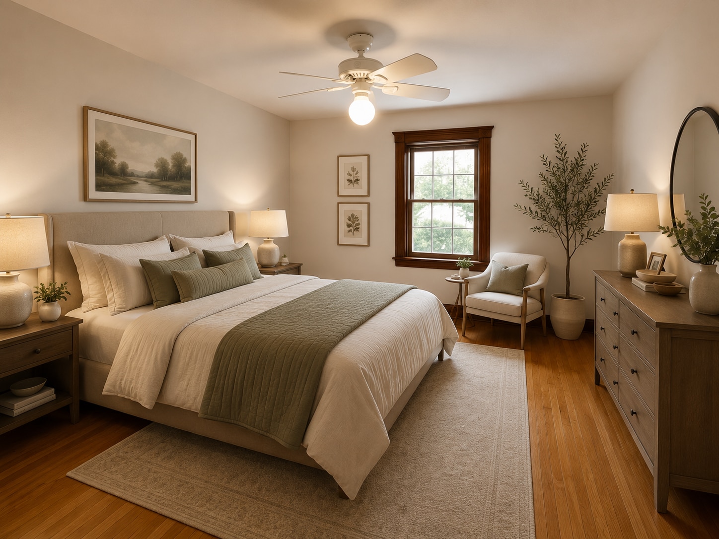 Master Bedroom (staged) - 248 Brown St