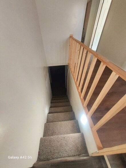 Stairway to basement - 344 N Grant Ave