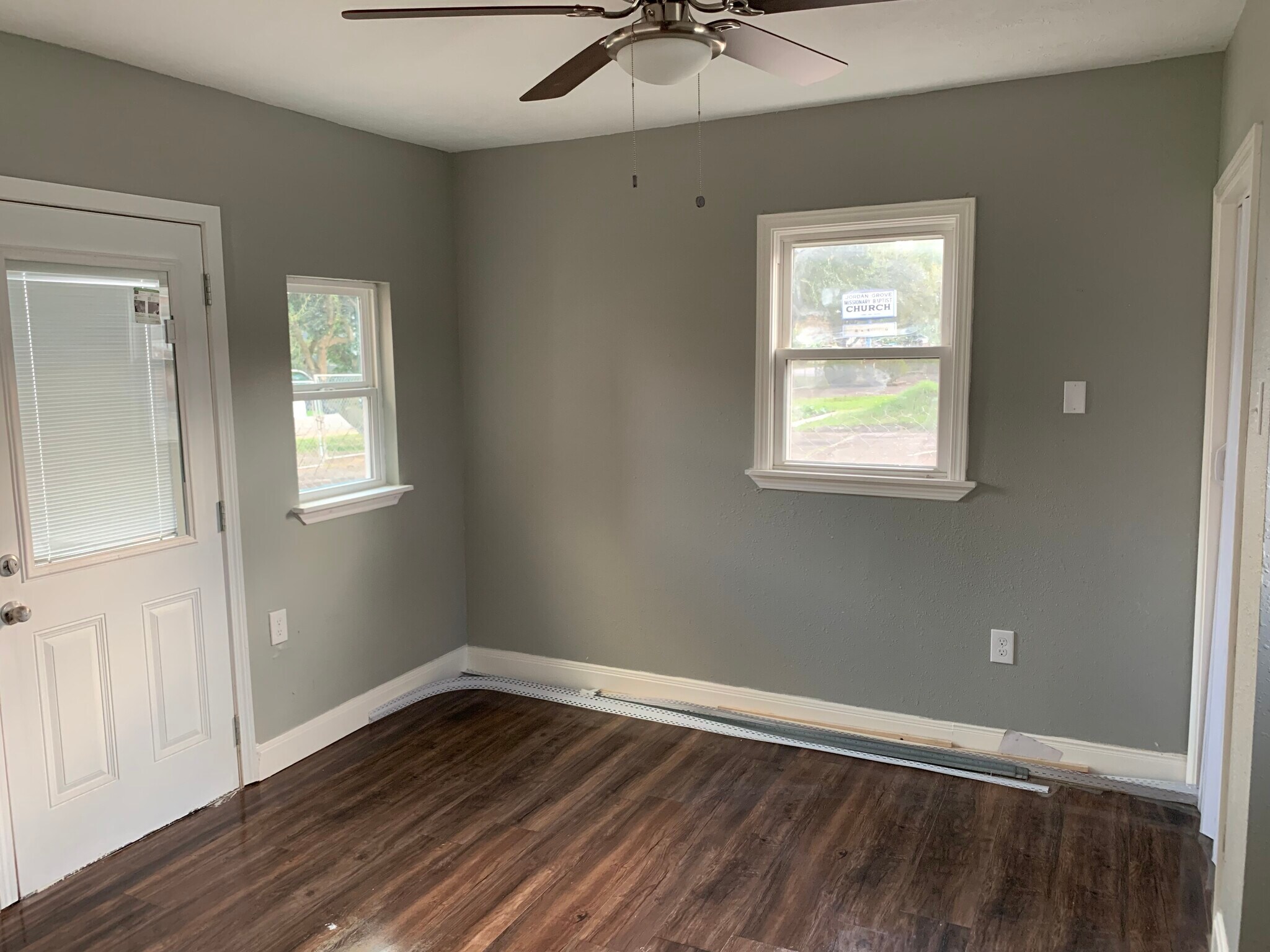 Bedroom 3 with patio entrance - 2620 Tuam St