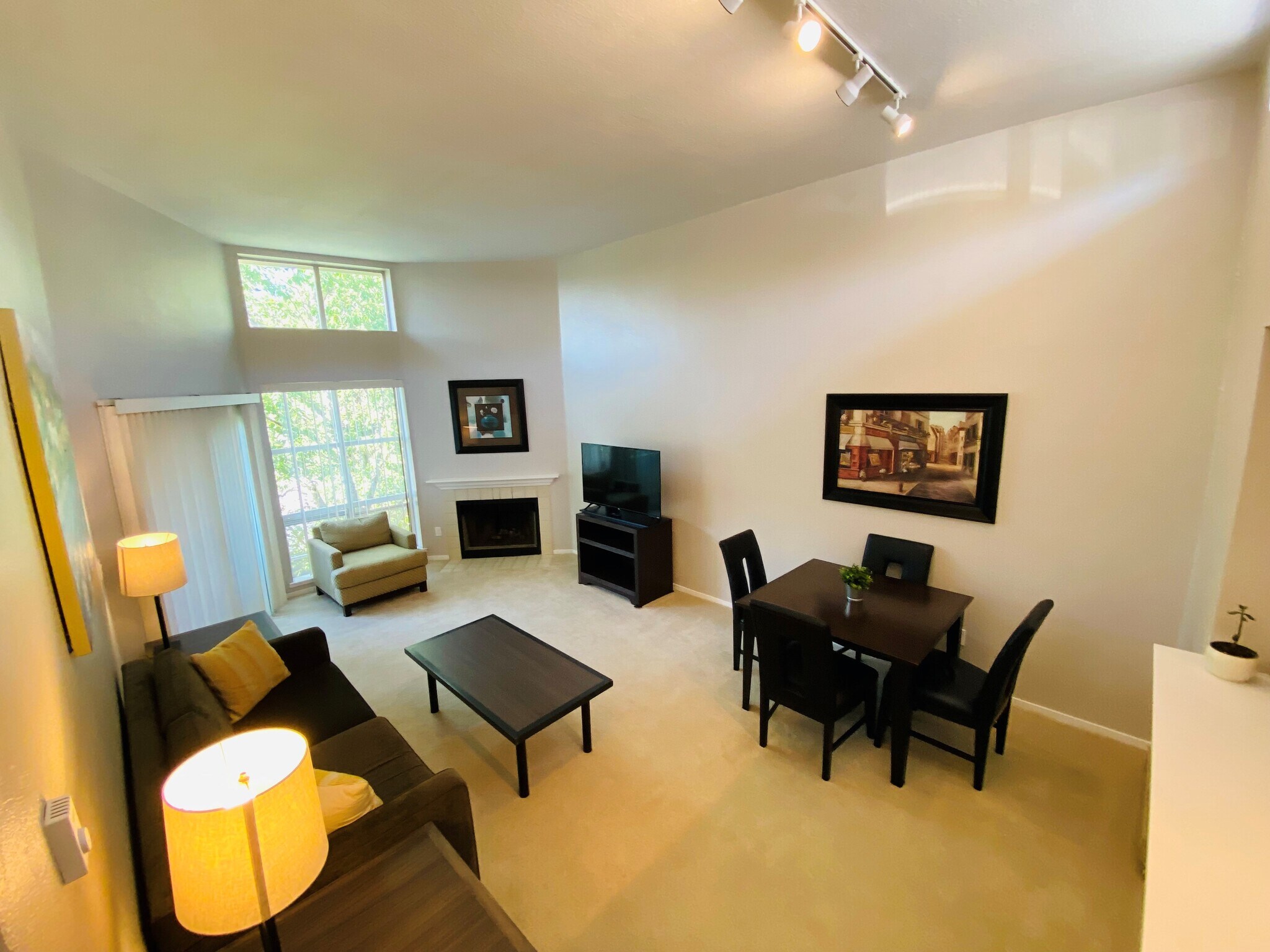 Living Room with High Ceilings - 424 102nd Ave SE