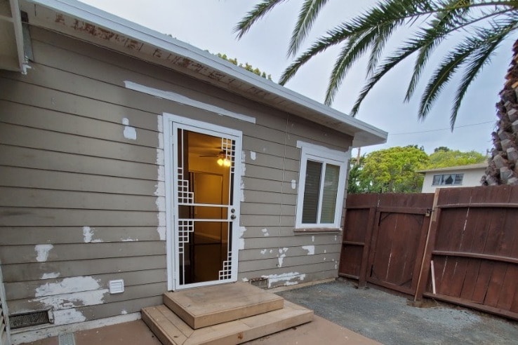 Patio off Bedroom - 421 N Ditmar St