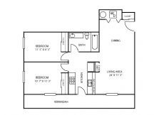 2BR/1BA - Randolph Arms