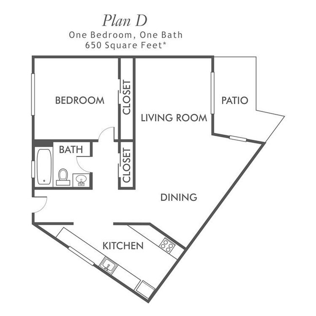 Floorplan - Countrywood Apartments