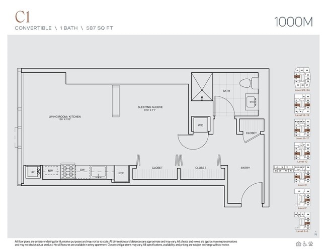 Floorplan - 1000M