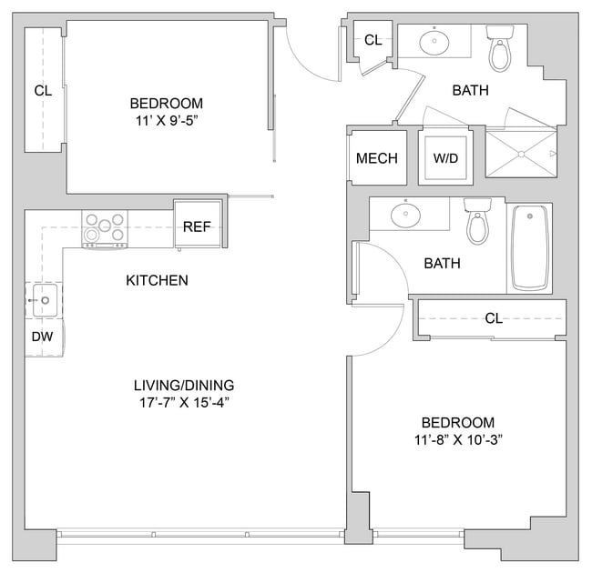 Floorplan - The Modern at Art Place