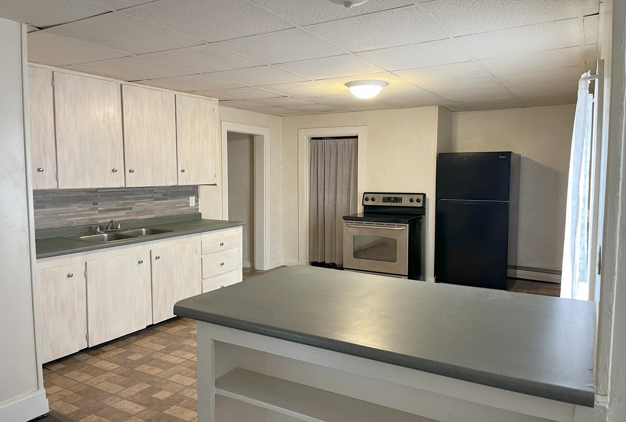 Kitchen from Living Room - 213 Brown St