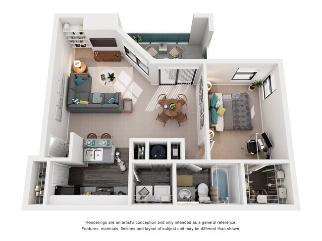 Floorplan - Southland Station Apartments