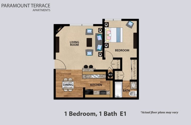 Floorplan - Paramount Terrace Apartments