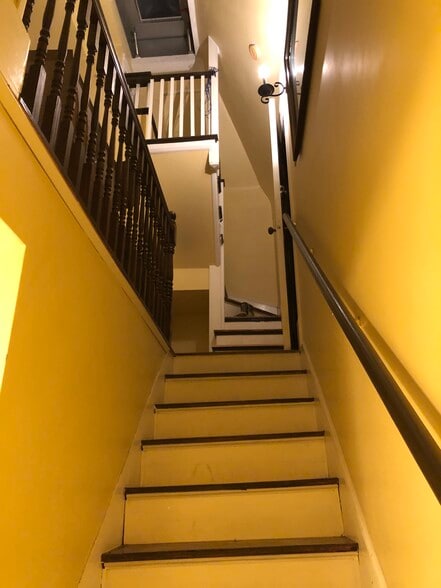 Stairs into condo - 40 Walpole St