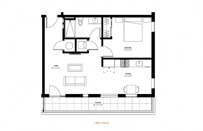 Floorplan - Glassworks Apartments