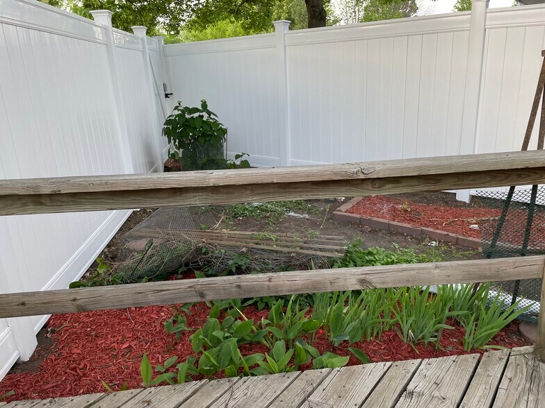 Fence enclosed back yard - 1505 Little Bluestem Ct