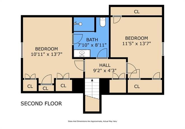 Unit 201 Second Floor - 914 Dante St