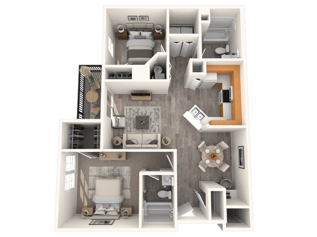 Floorplan - Country Ranch Apartments