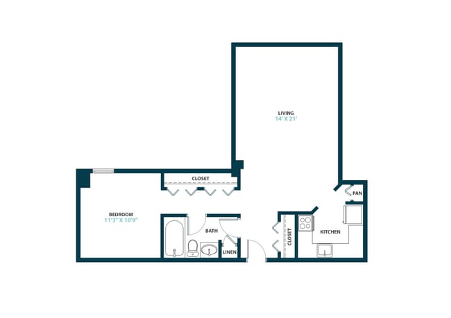 Floorplan - Trillium Apartments