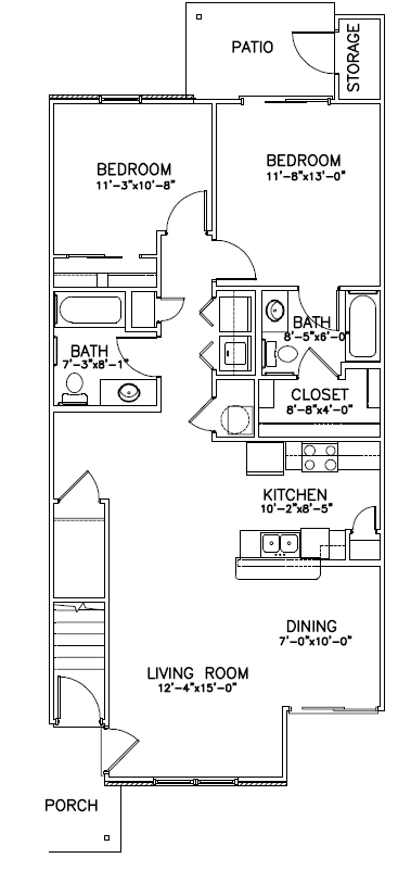 2BR/2BA - Preserve Of Avon