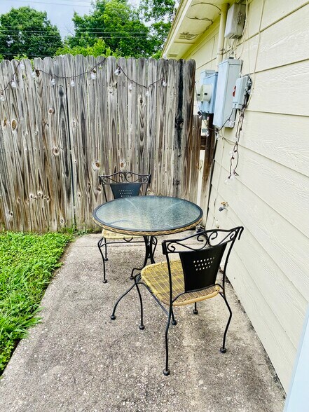 Back patio area. - 6748 Trail Lake Dr