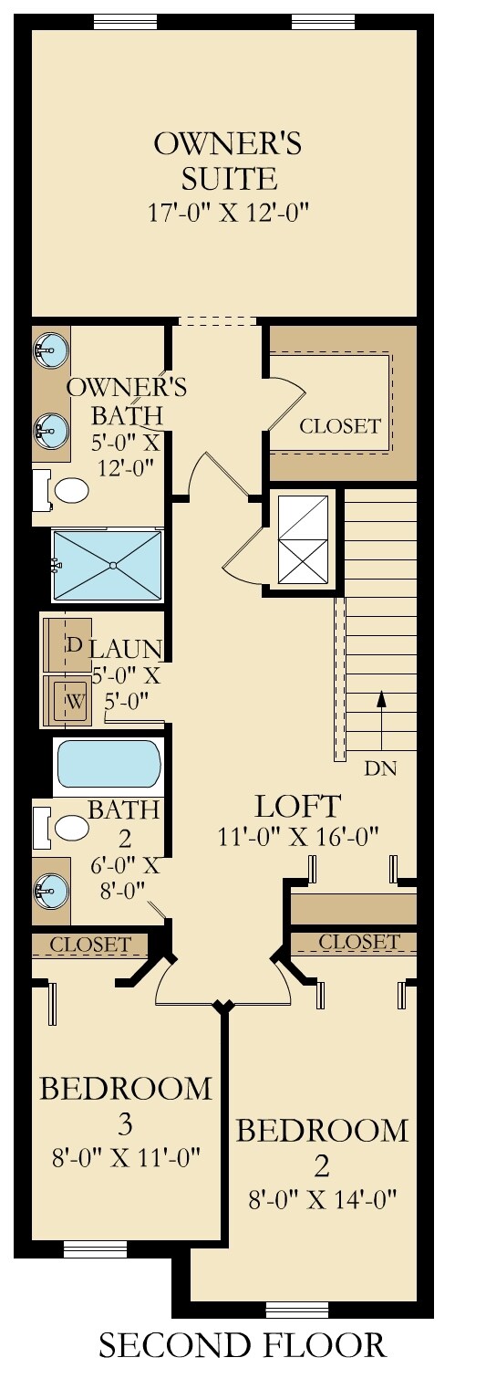 Floorplan - Bryant Square Rental Homes