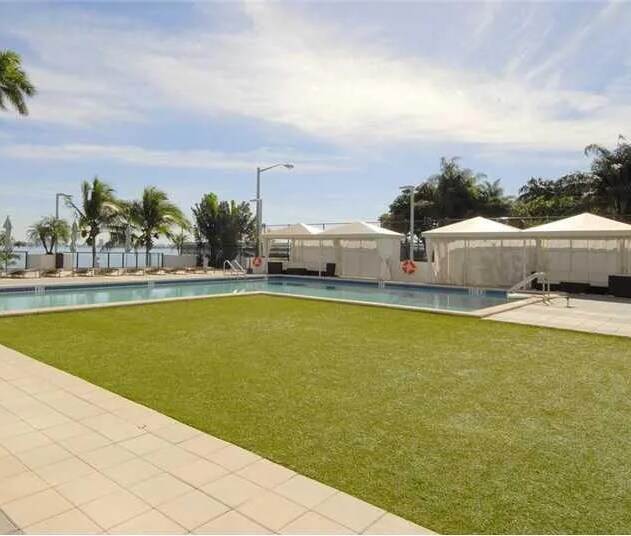 Pool with Cabanas - 600 NE 36th St