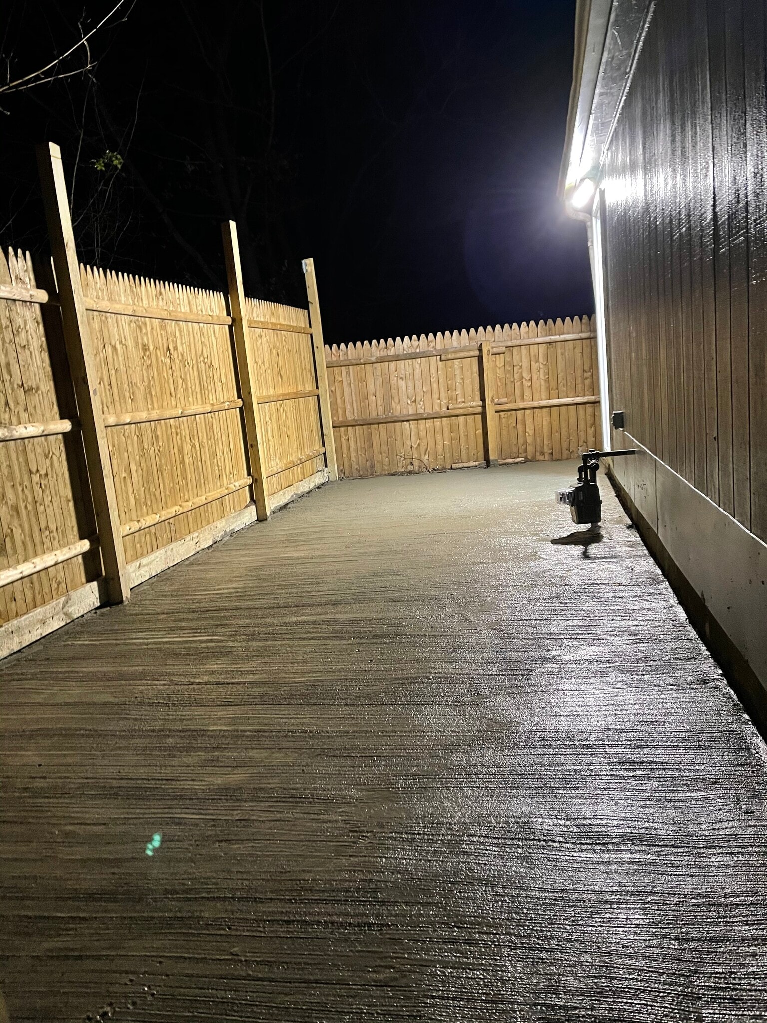 Inclosed Concrete deck - 321 Central Ave