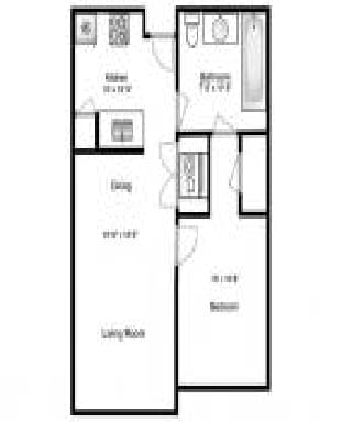 1BR/1BA - The Beckstead
