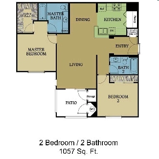 2BR/2BA - Terracina at Santa Rosa