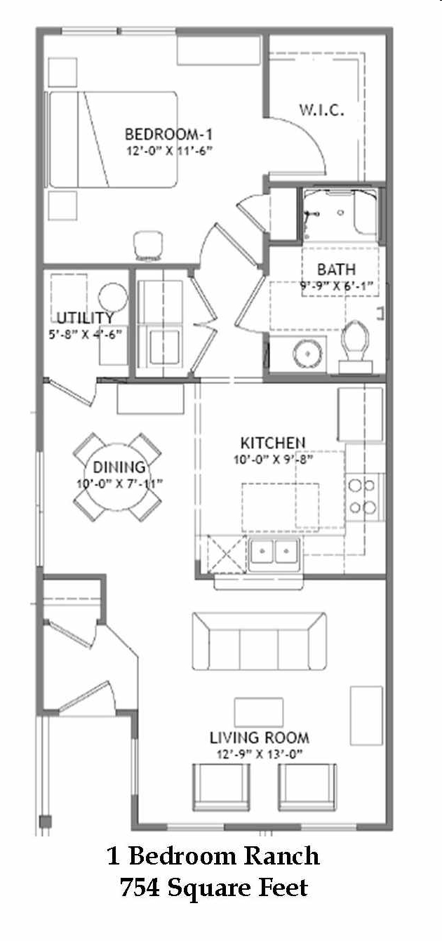 1BR/1BA - Creekside Village Apartments