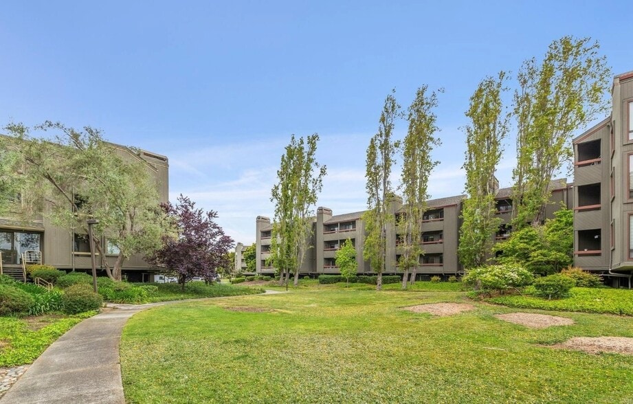 Greenbelt between buildings - 820 Sea Spray Ln