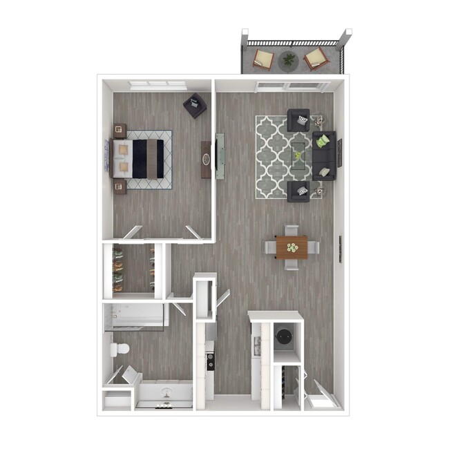 Floorplan - Lake Hefner Townhomes