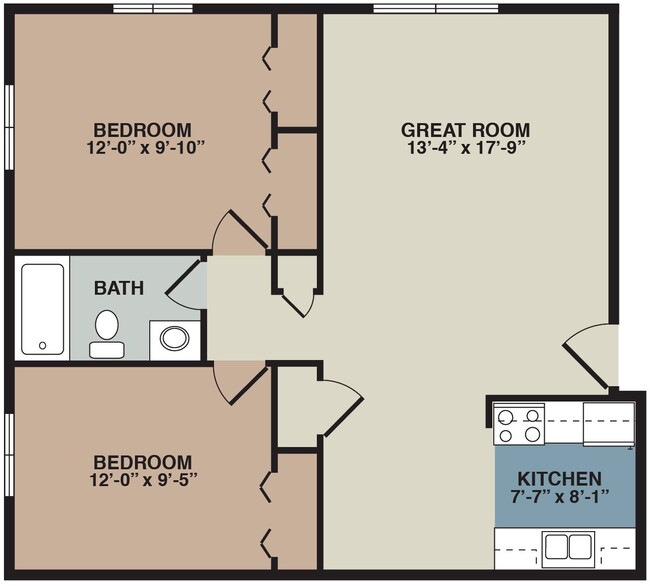 Floorplan - Julia Manor Apartments