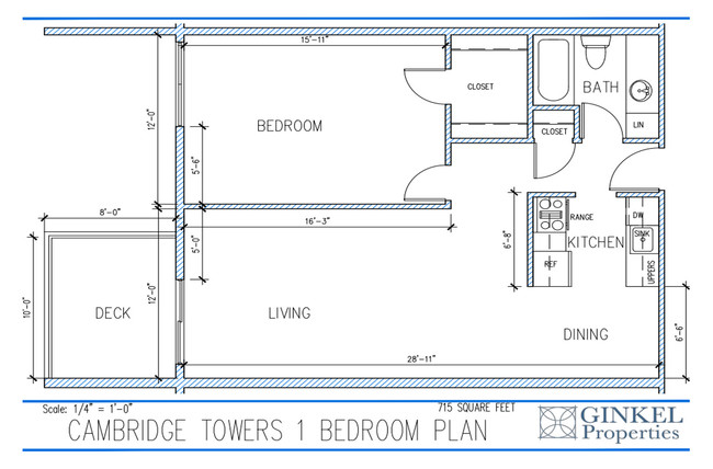 Floorplan - Cambridge Towers Apartments