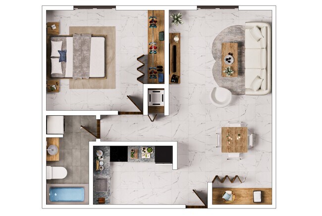 Floorplan - South Point Apartments
