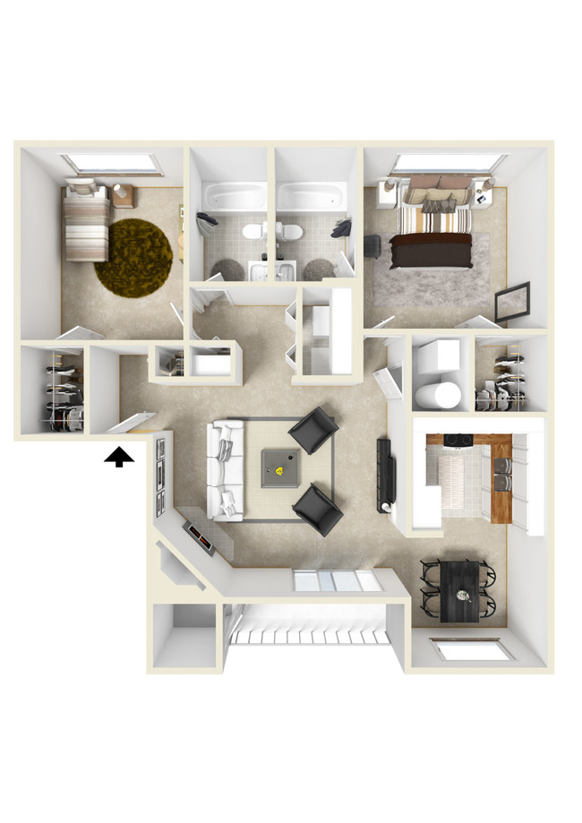 Floorplan - Stonewood Apartments