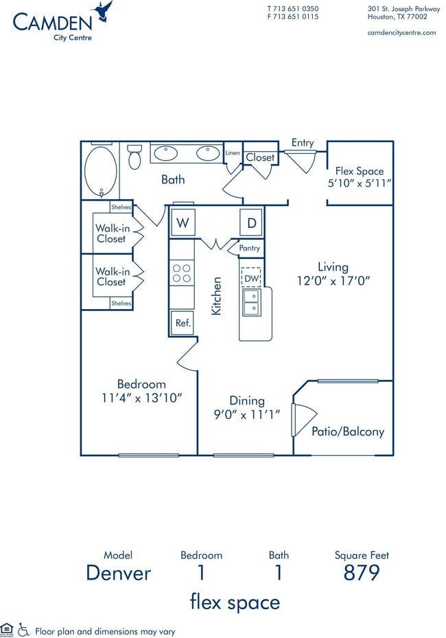 Floorplan - Camden City Centre