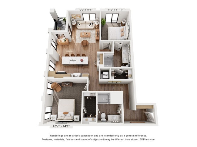 Floorplan - 2800 Taylor