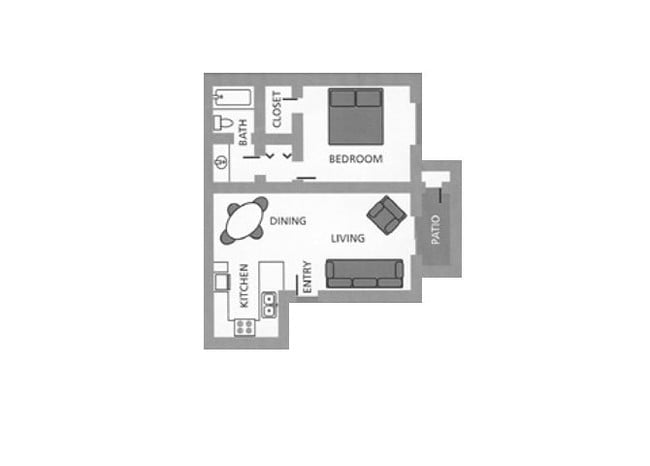 Floorplan - Townhomes on the Park Apartment Homes