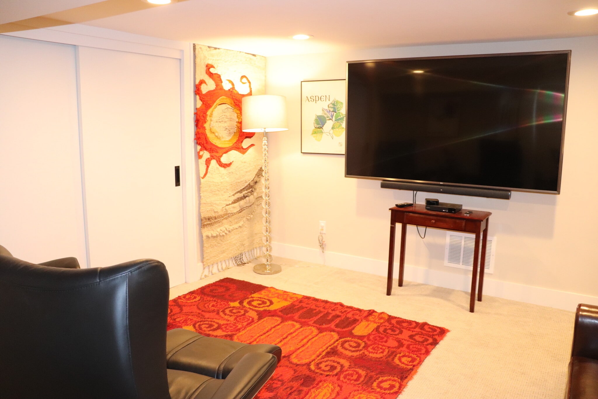 Basement Media Area - 1019 W 21st Ave