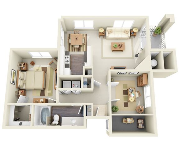 Floorplan - Lambertson Farms Apartment Homes